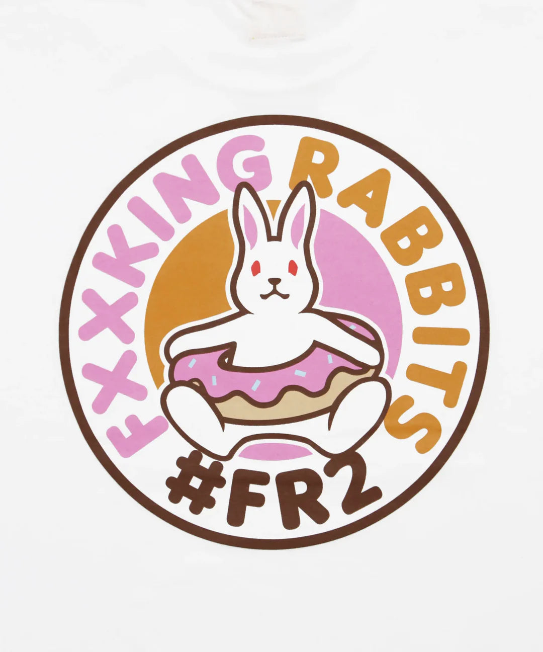 FR2 | Rabbit Donut Tee White