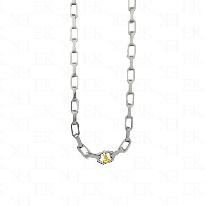 EK | Bunny Link Necklace Silver