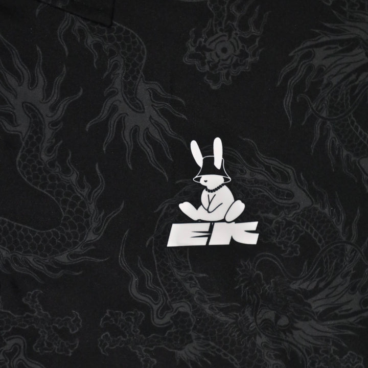 EK | Dragon Print Shirt Black