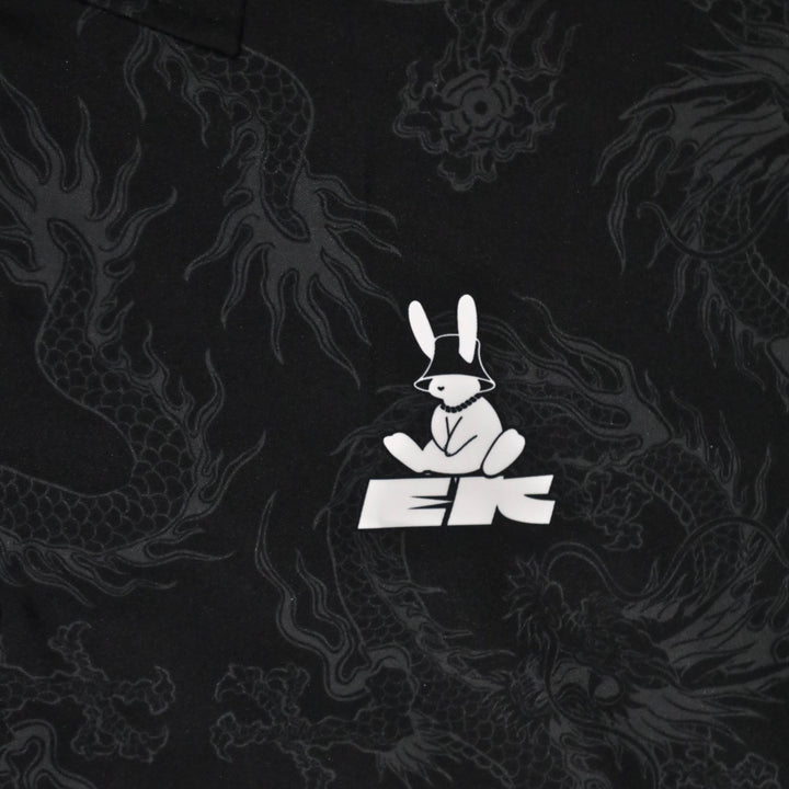 EK | Dragon Print Shirt Black !