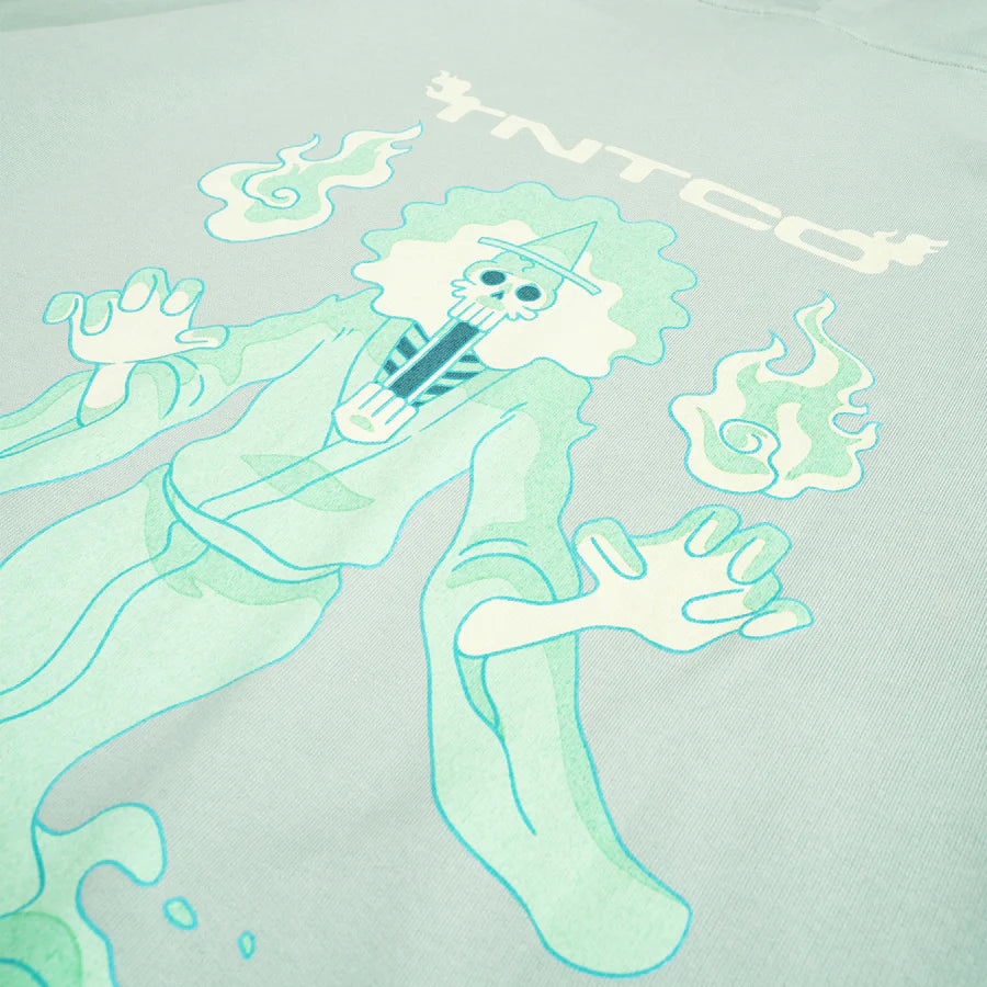 TNTCO x OnePiece Ghost Brook Hooded Sweatshirt Green