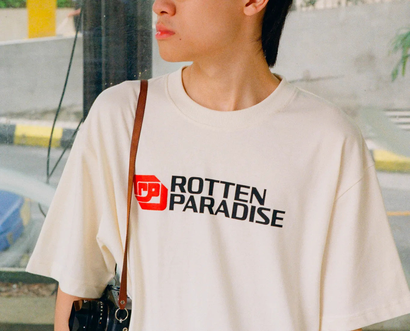 Rotten Paradise | Fuji Tee Beige