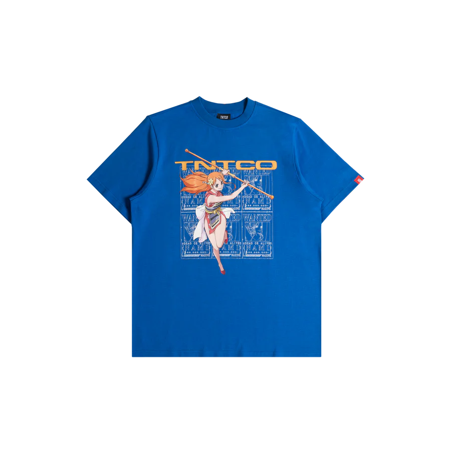 TNTCO x OnePiece Nami Tee Royal Blue !