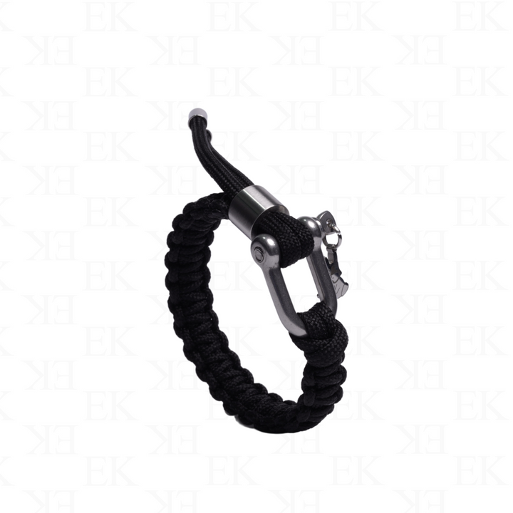 EK | Twin Paracord Bracelet Black