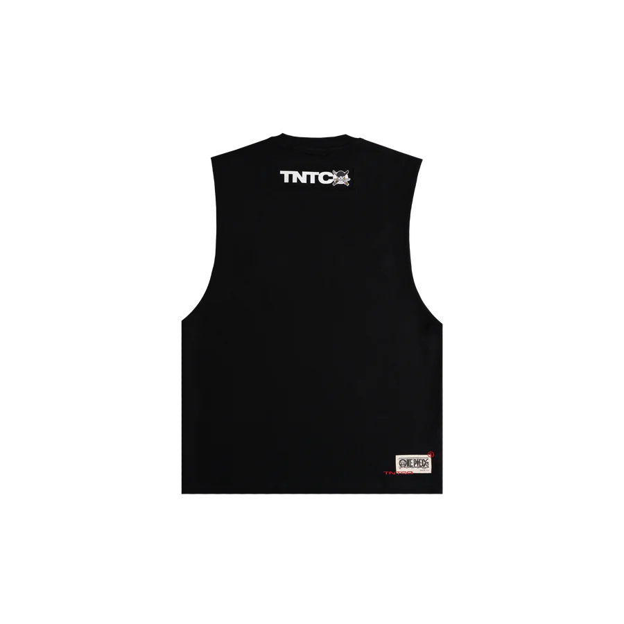 TNTCO x OnePiece Zoro Logo Tank Top Black