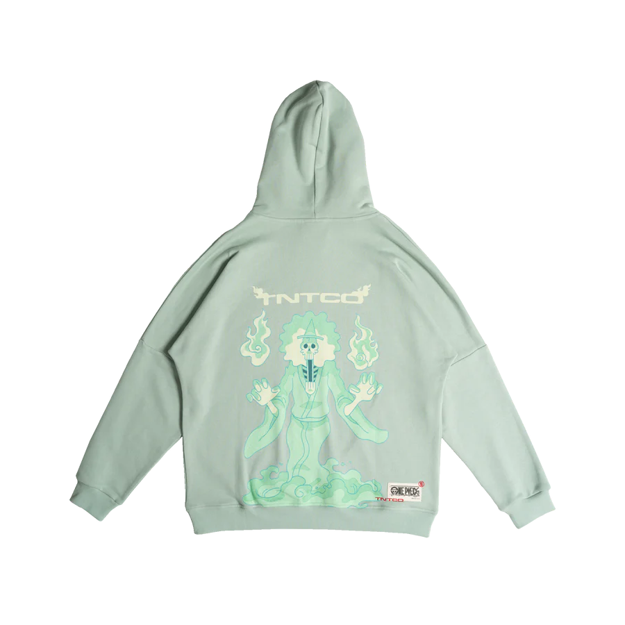 TNTCO x OnePiece Ghost Brook Hooded Sweatshirt Green