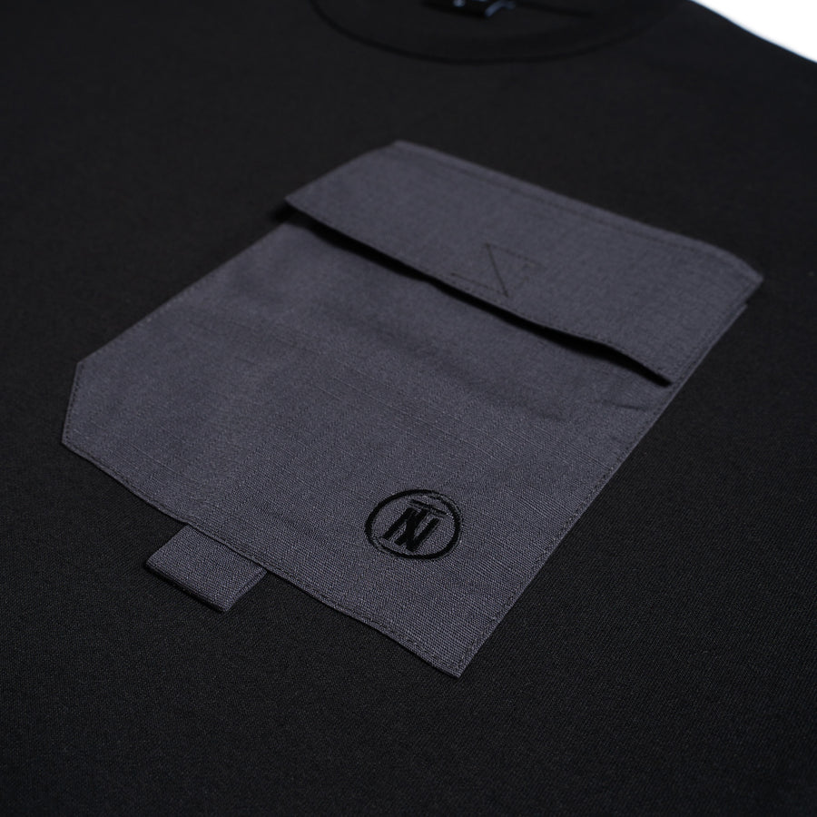 TNTCO | PCP-03 Oversized Pocket Tee Black