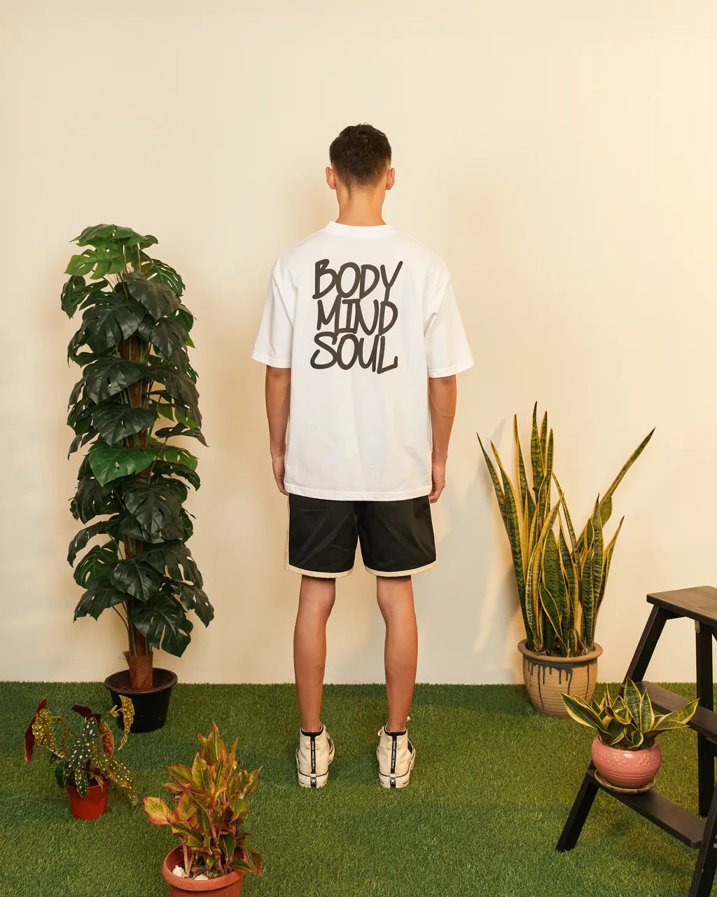Body Mind Soul Tee White