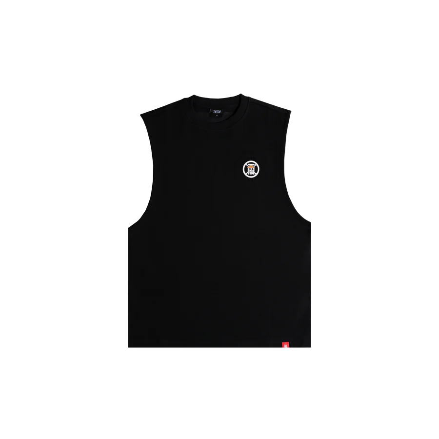 TNTCO x OnePiece Luffy Logo Tank Top Black