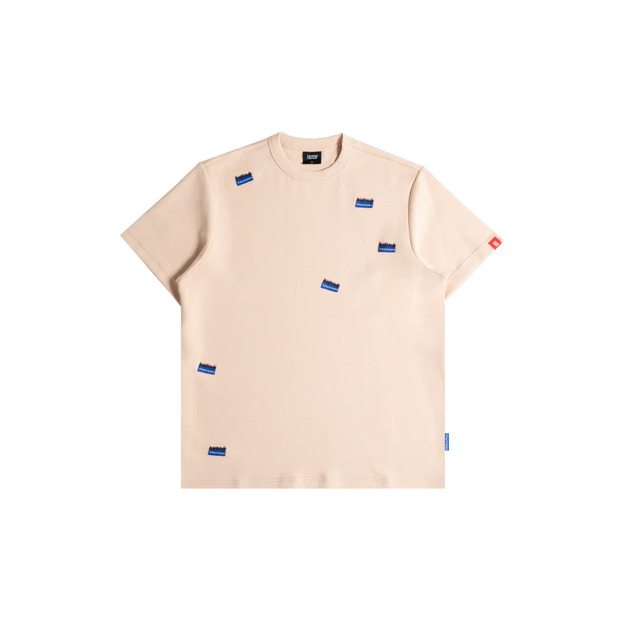 TNTCO | Mini Label Tee Beige