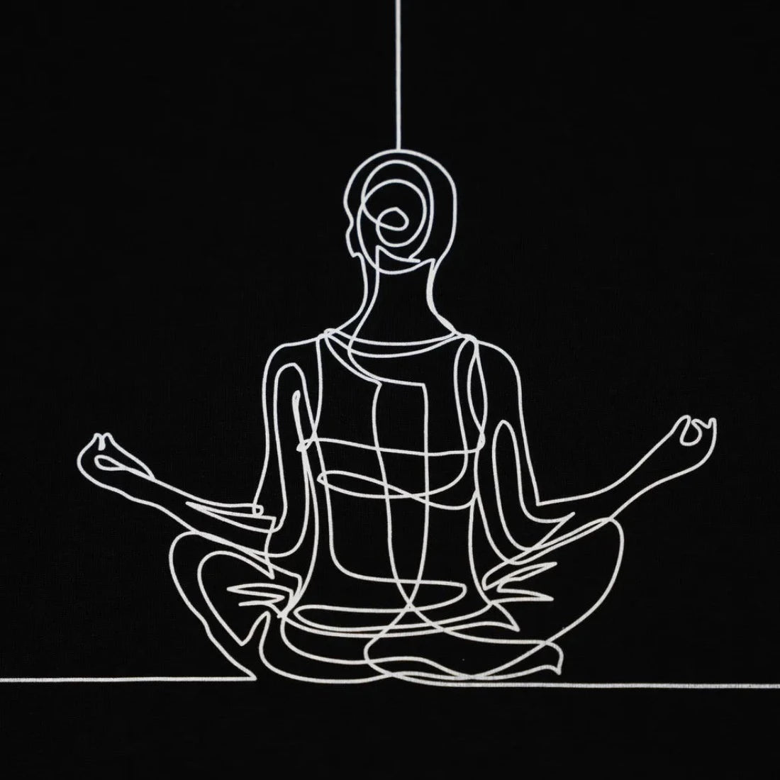 ATTN | Meditation Graphic Tee Black