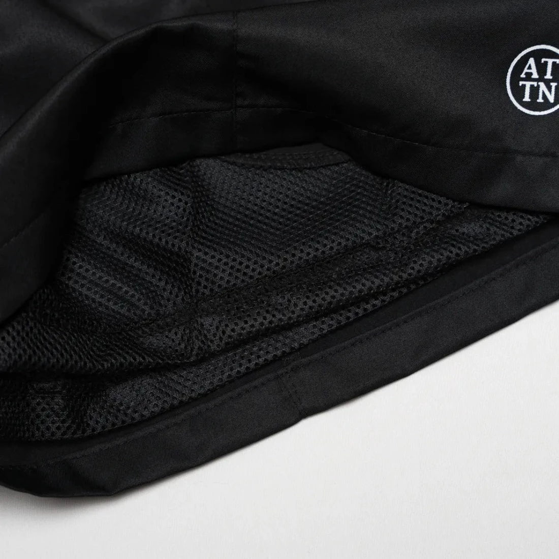 ATTN | Panelled Track Shorts Black
