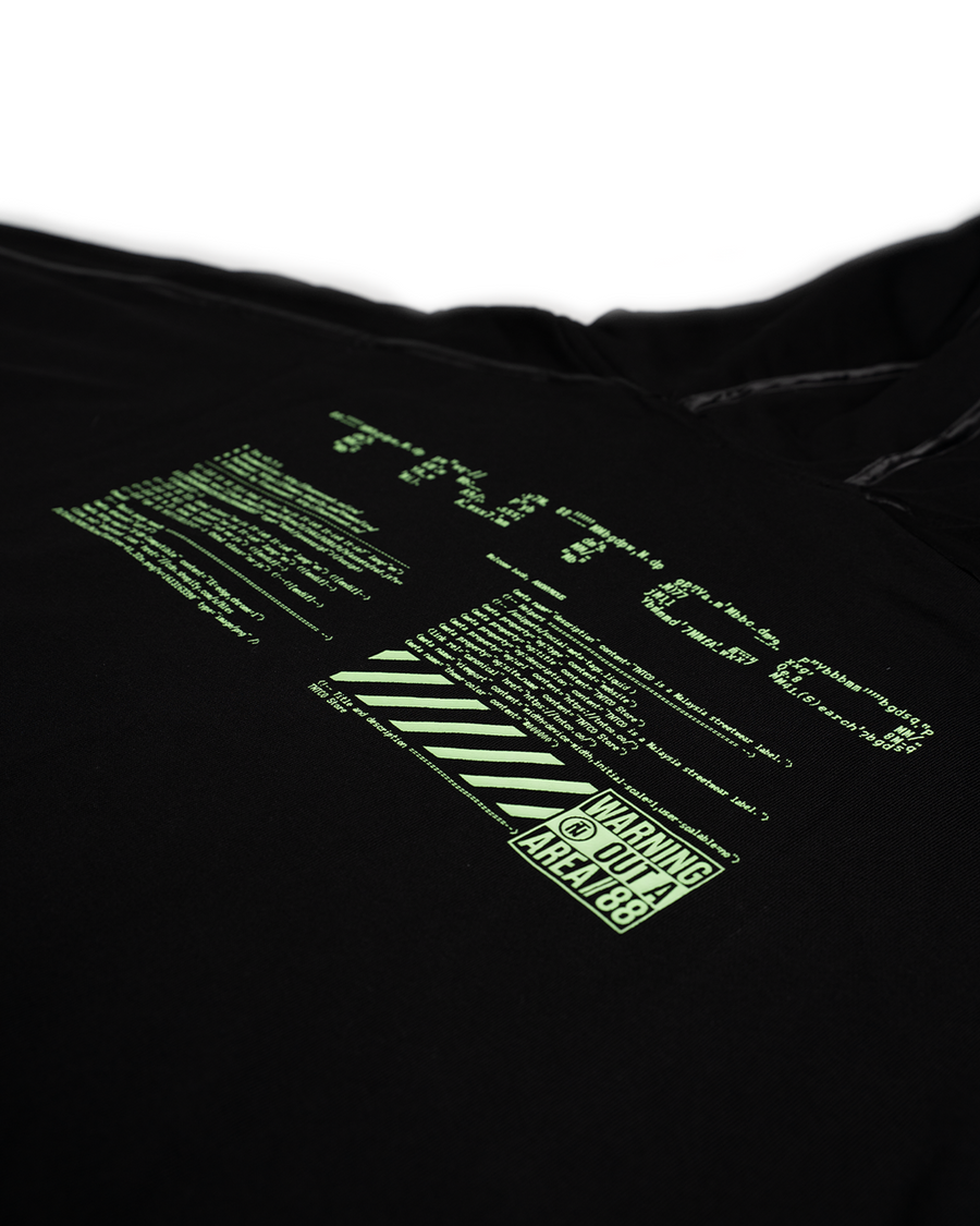 TNTCO | Coding Hooded Sweatshirt Black