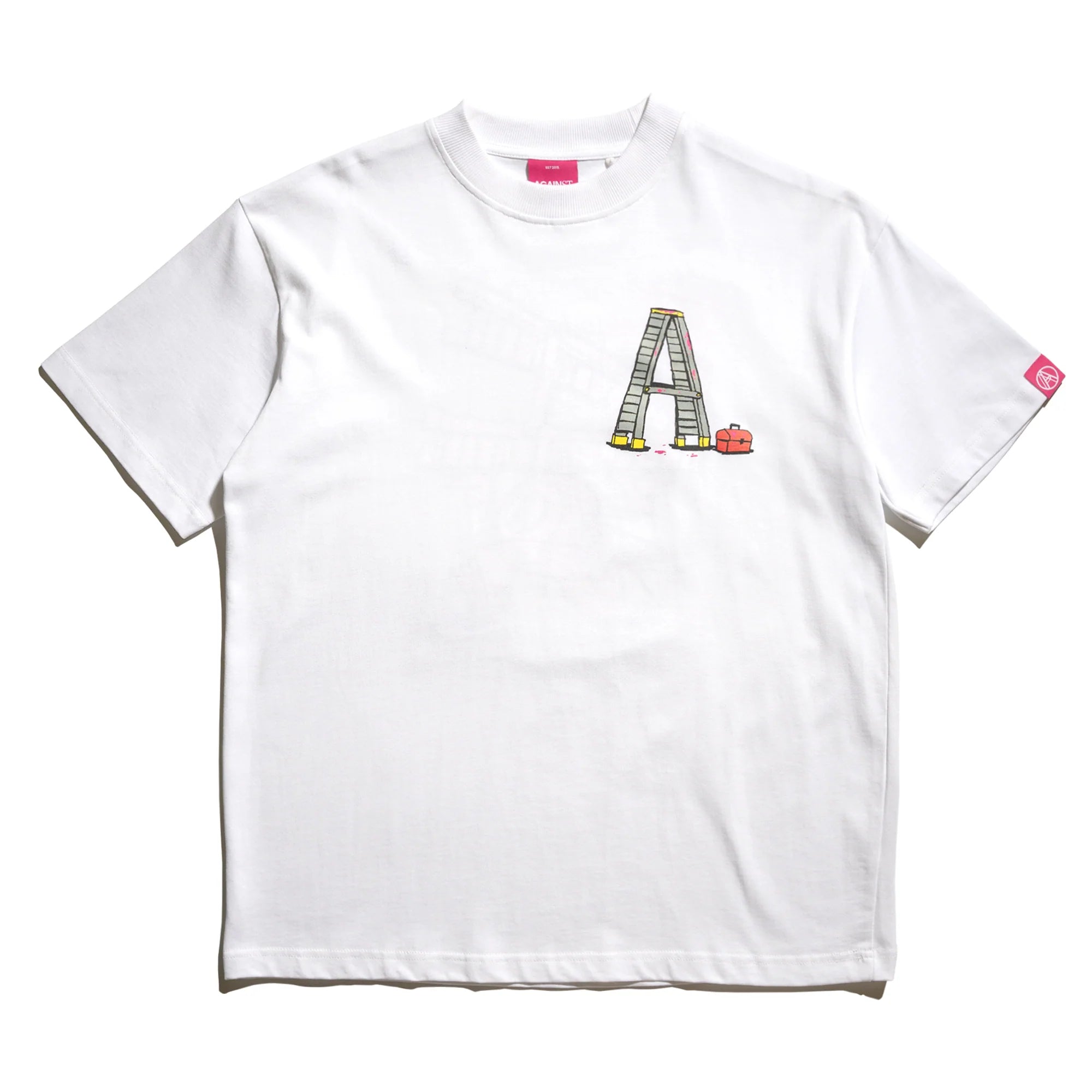 Against Lab | NNW A-Man Ladder Tee White