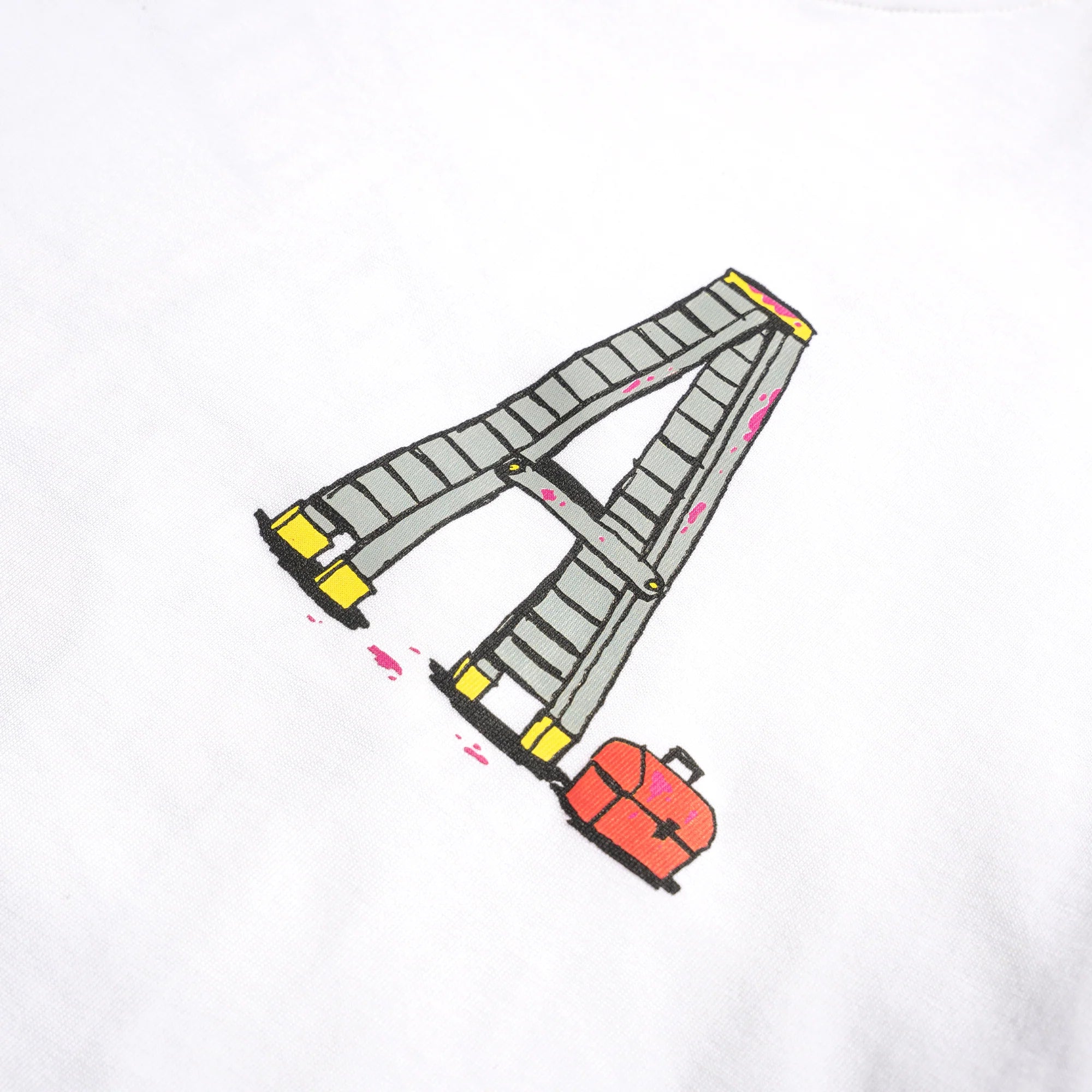 Against Lab | NNW A-Man Ladder Tee White