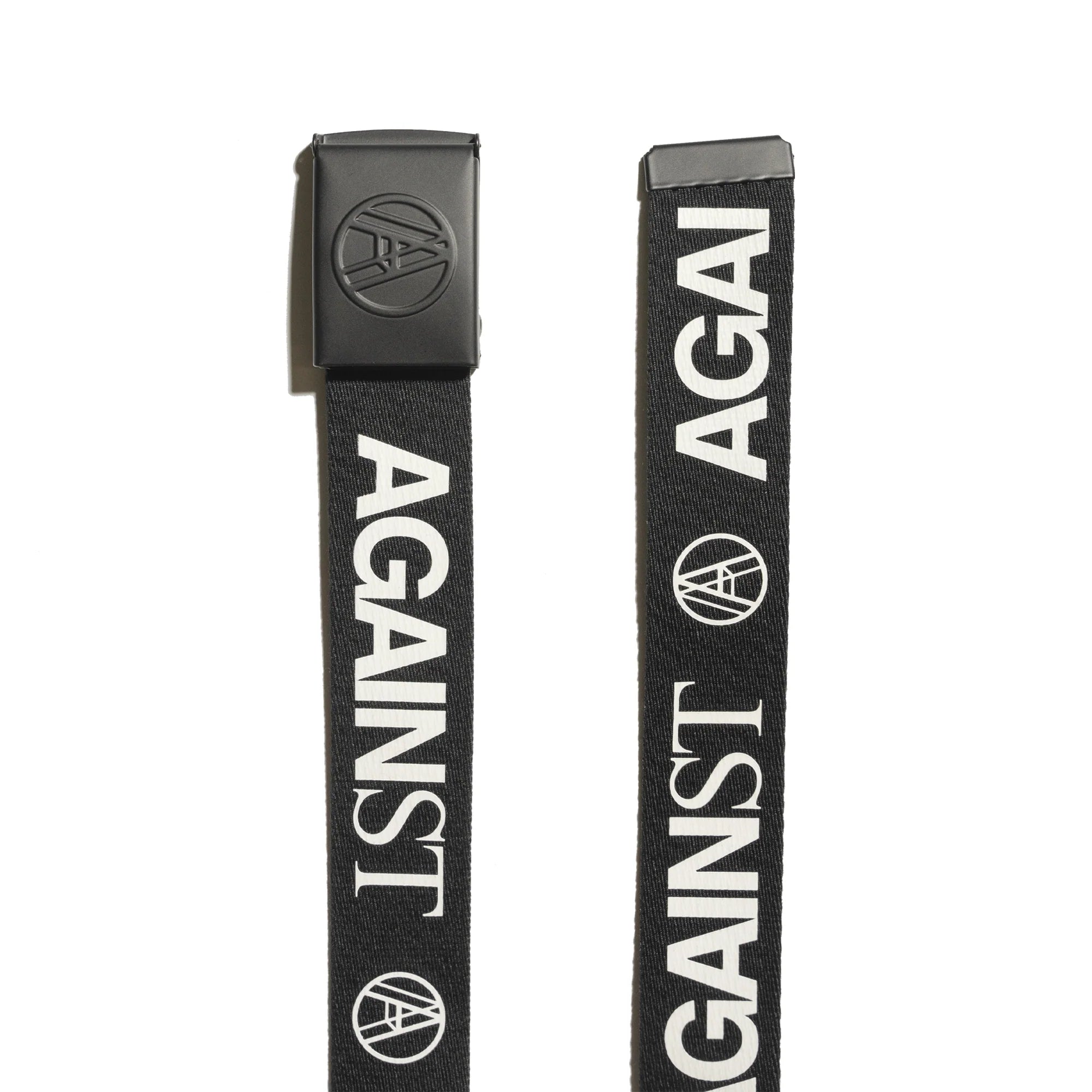 Against Lab| Logo Belt Black