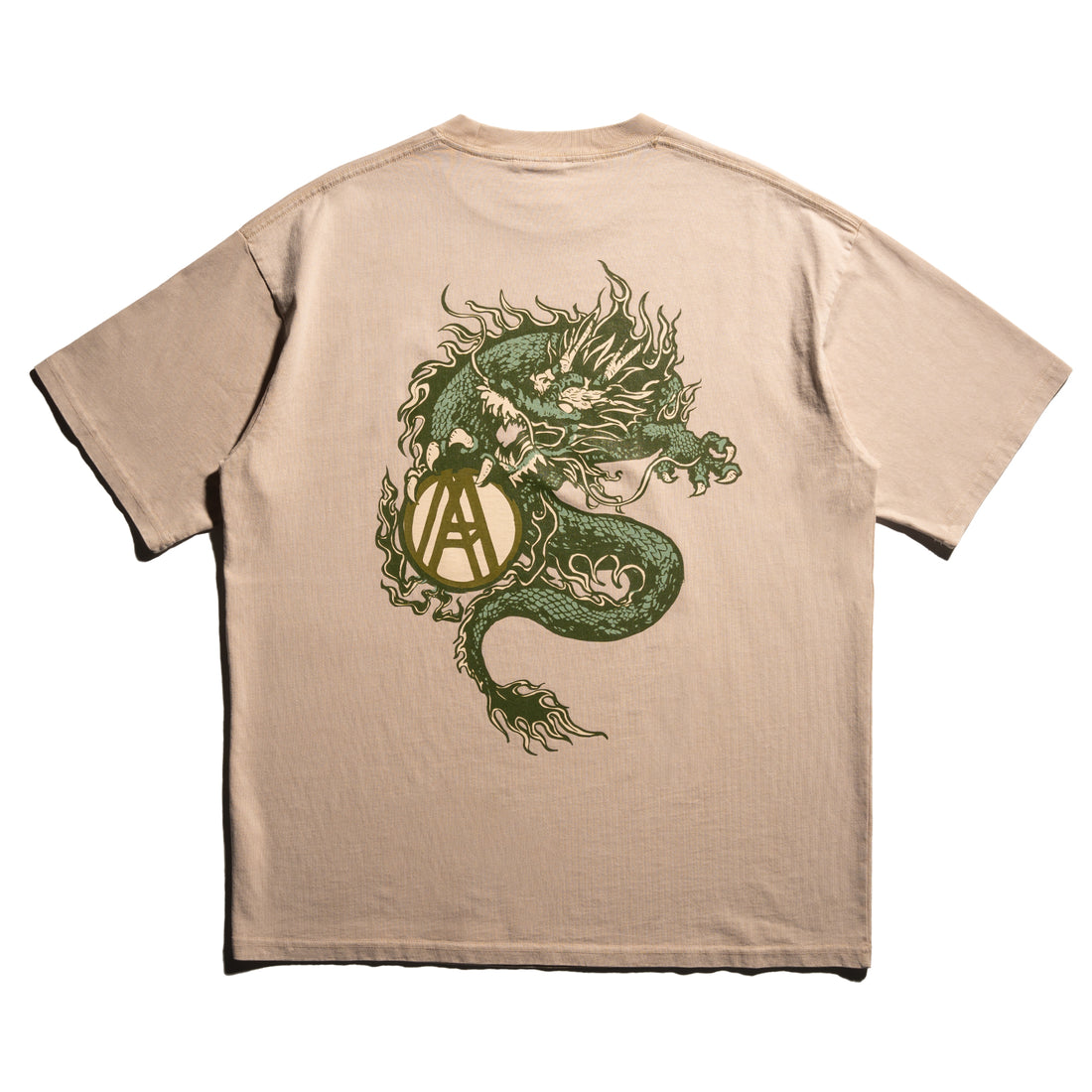 Against Lab | Dragon Washed Tee Olive