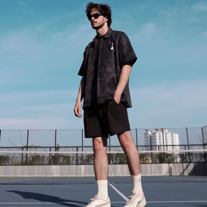 EK | Dragon Print Shirt Black