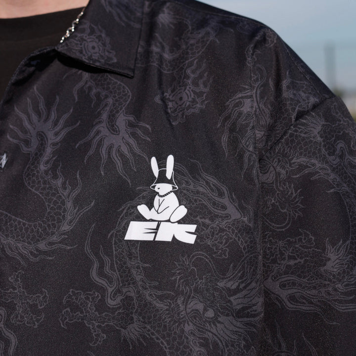 EK | Dragon Print Shirt Black