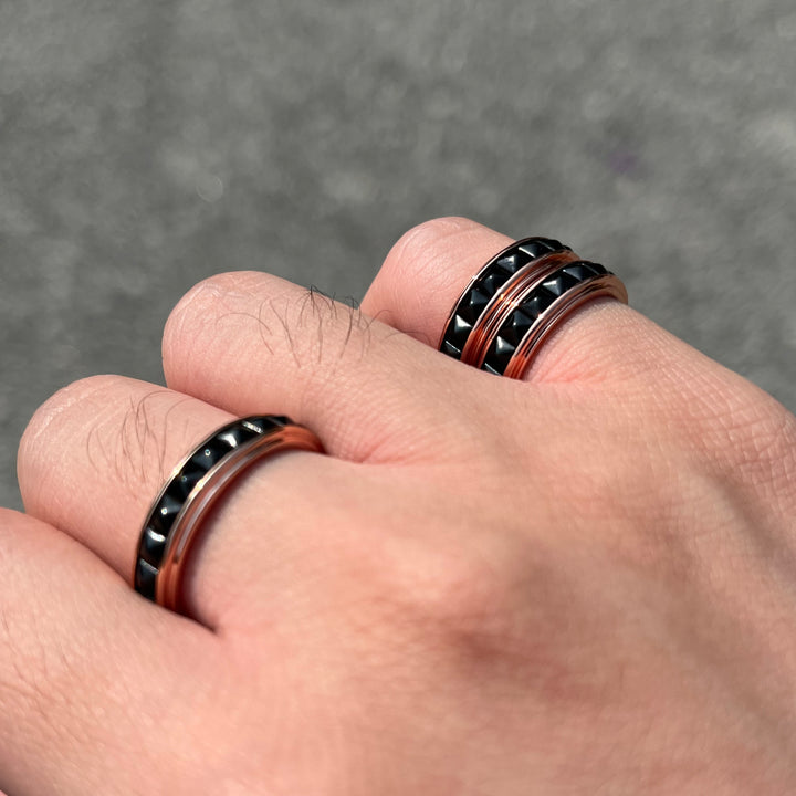 EK | Copper Series Onyx Ring