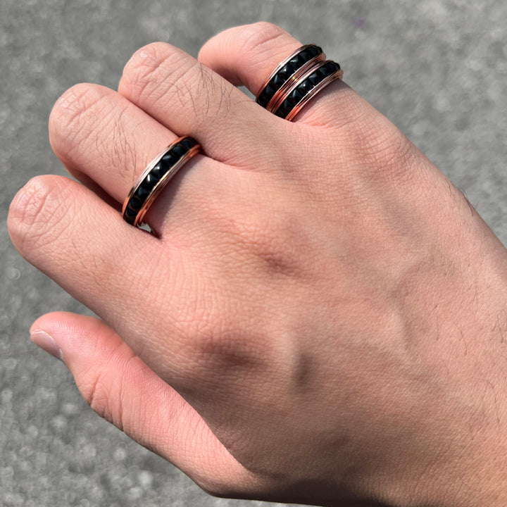 EK | Copper Series Onyx Ring