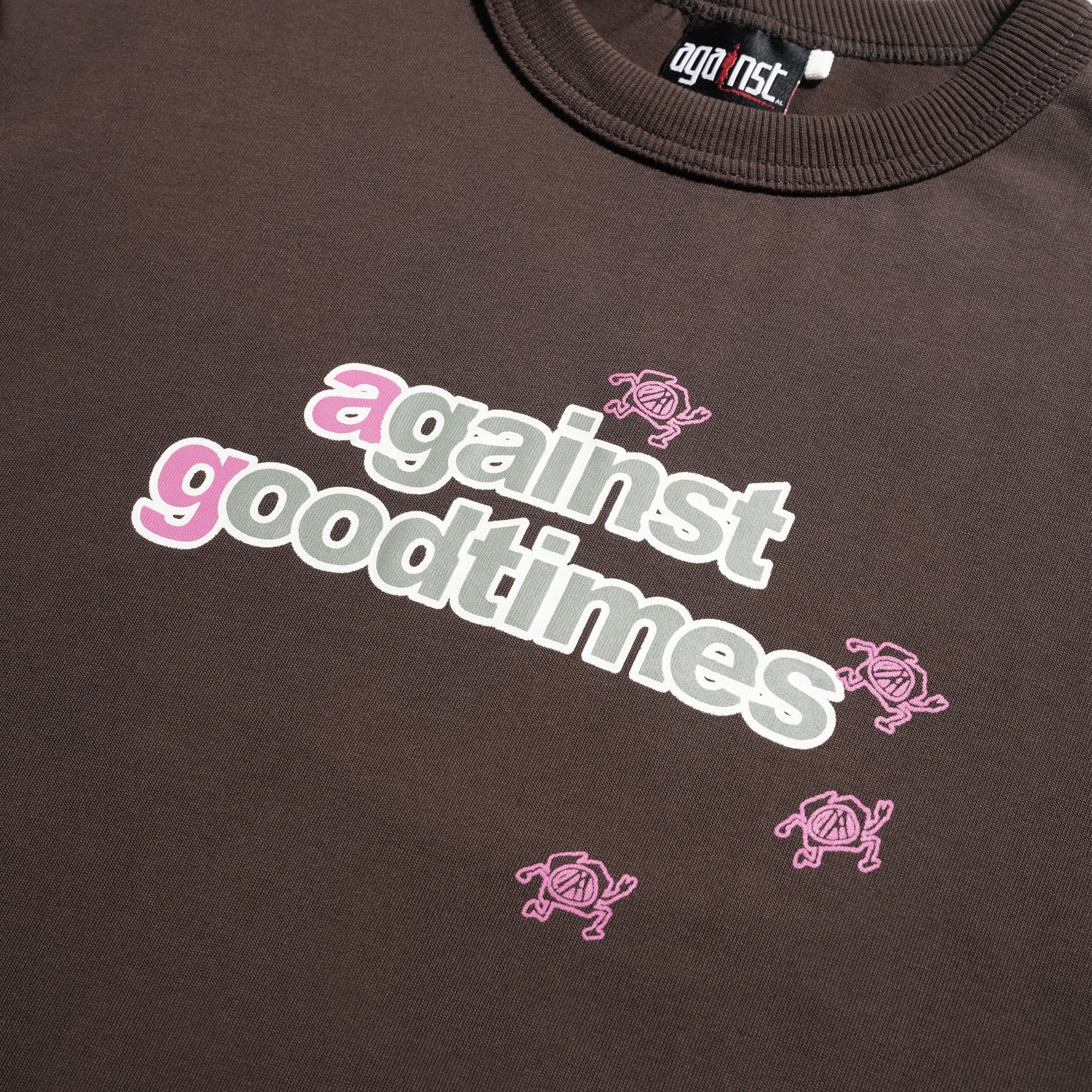 Against Lab | Quote Tee Dark Brown