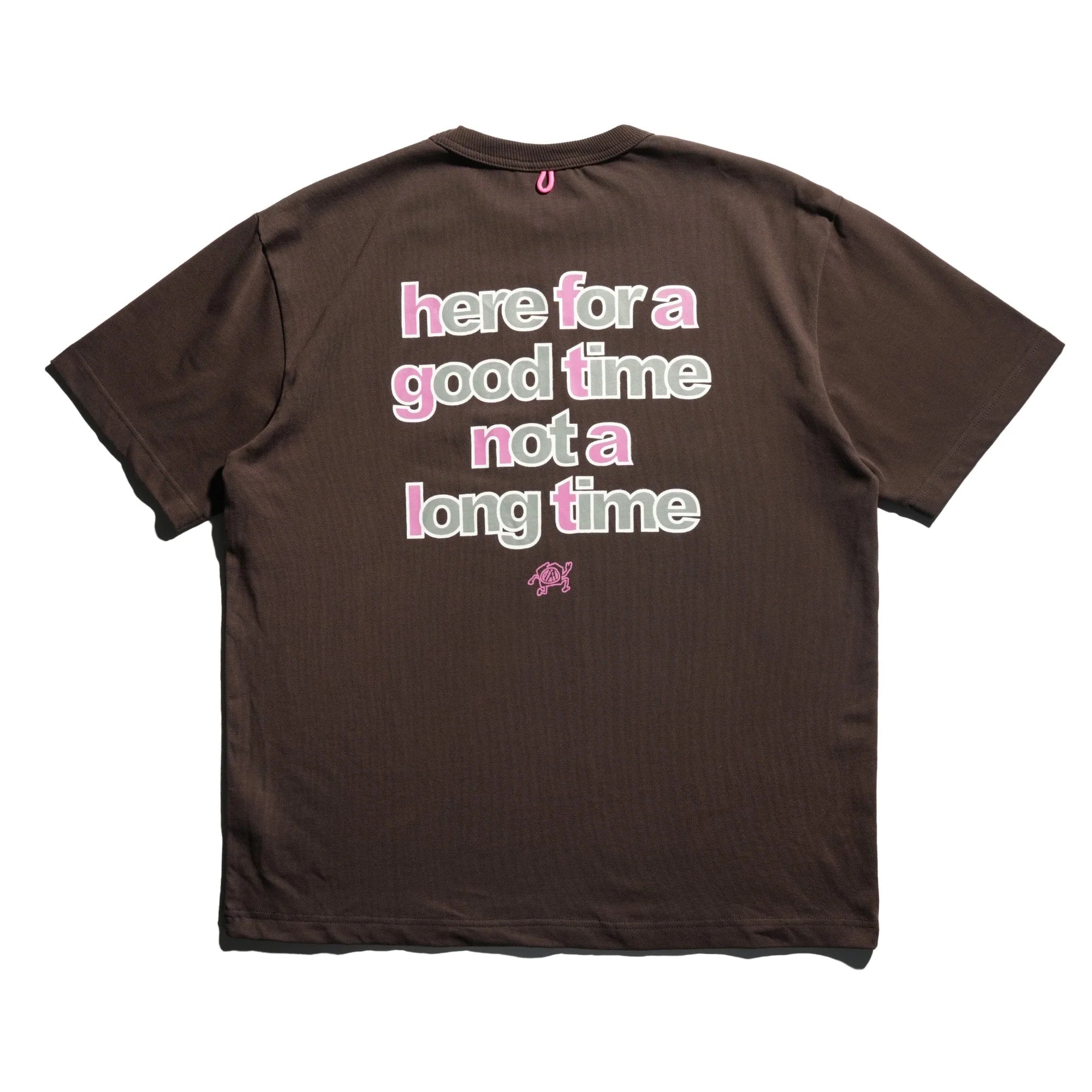 Against Lab x Good Times Quote Tee Dark Brown