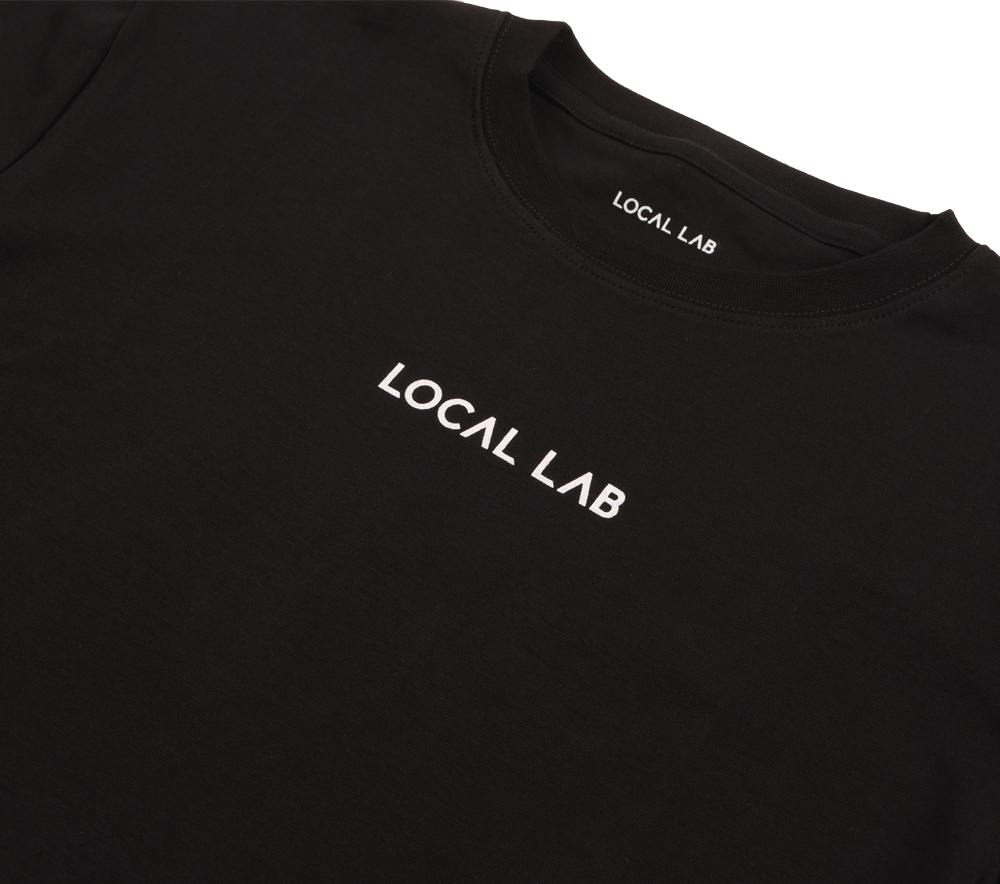 Local Lab | Logo Crop Top Black !