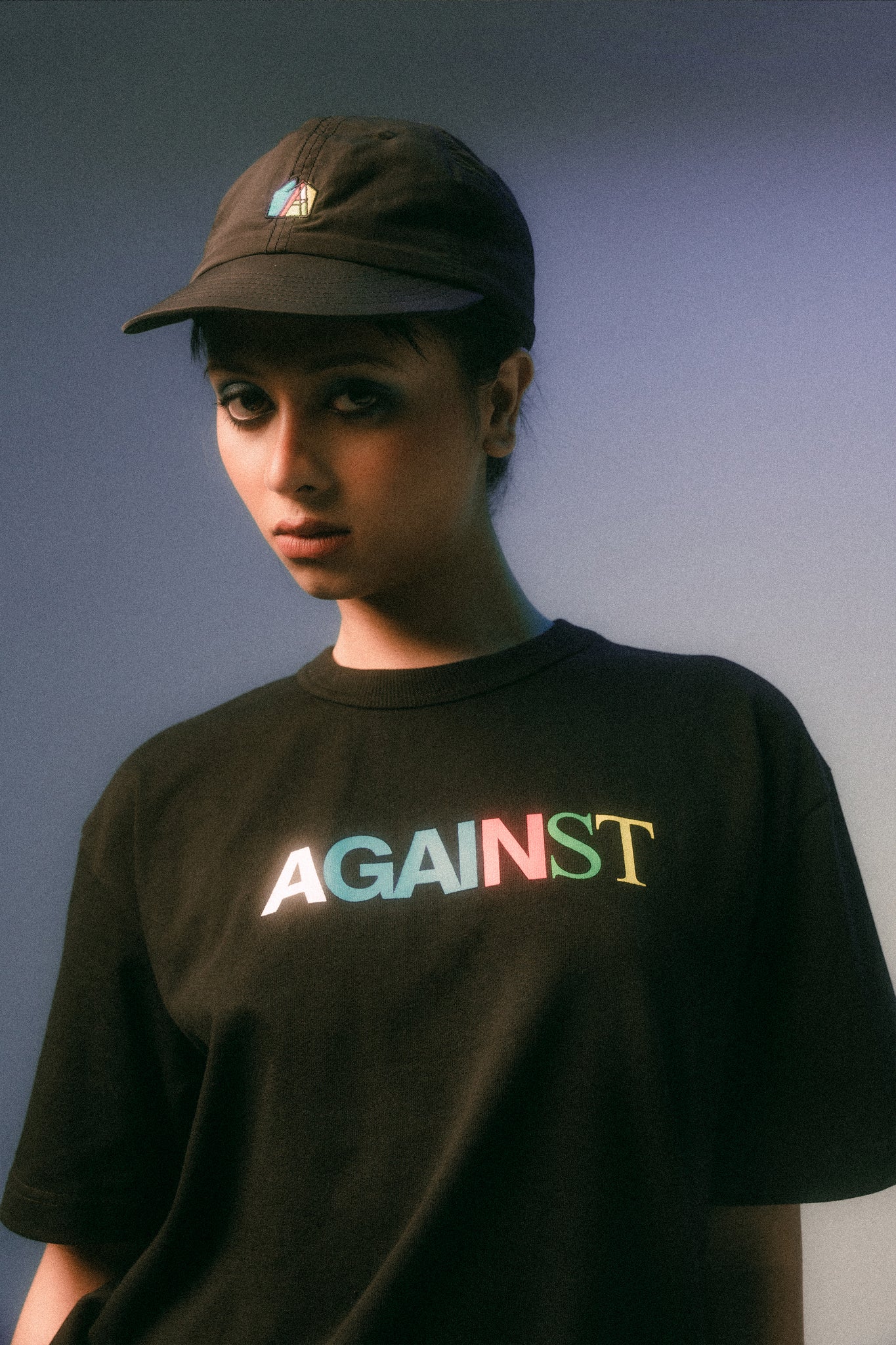 Against Lab | NU 6 Panel Cap Black