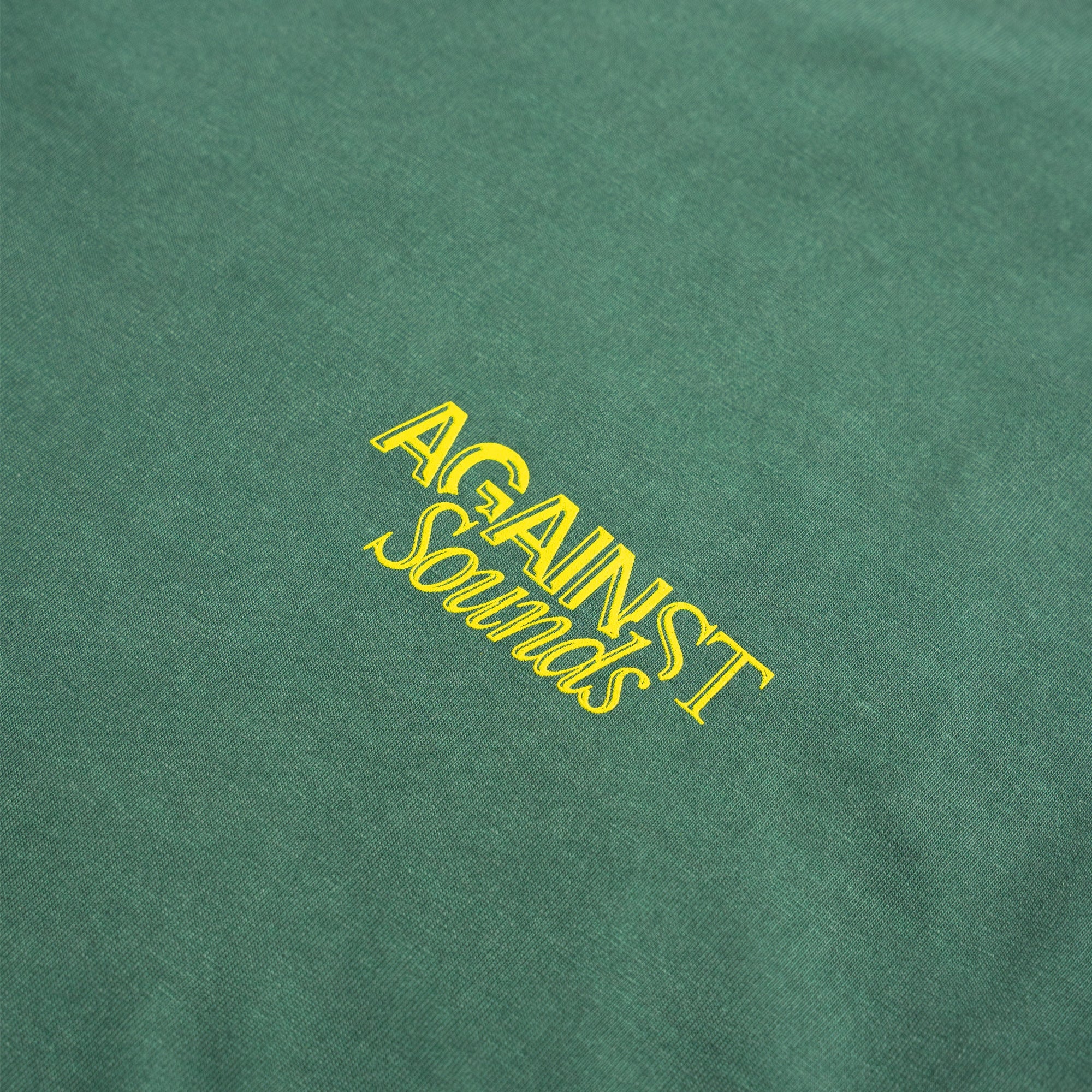 Against Lab | Washed Sound System Tee Green