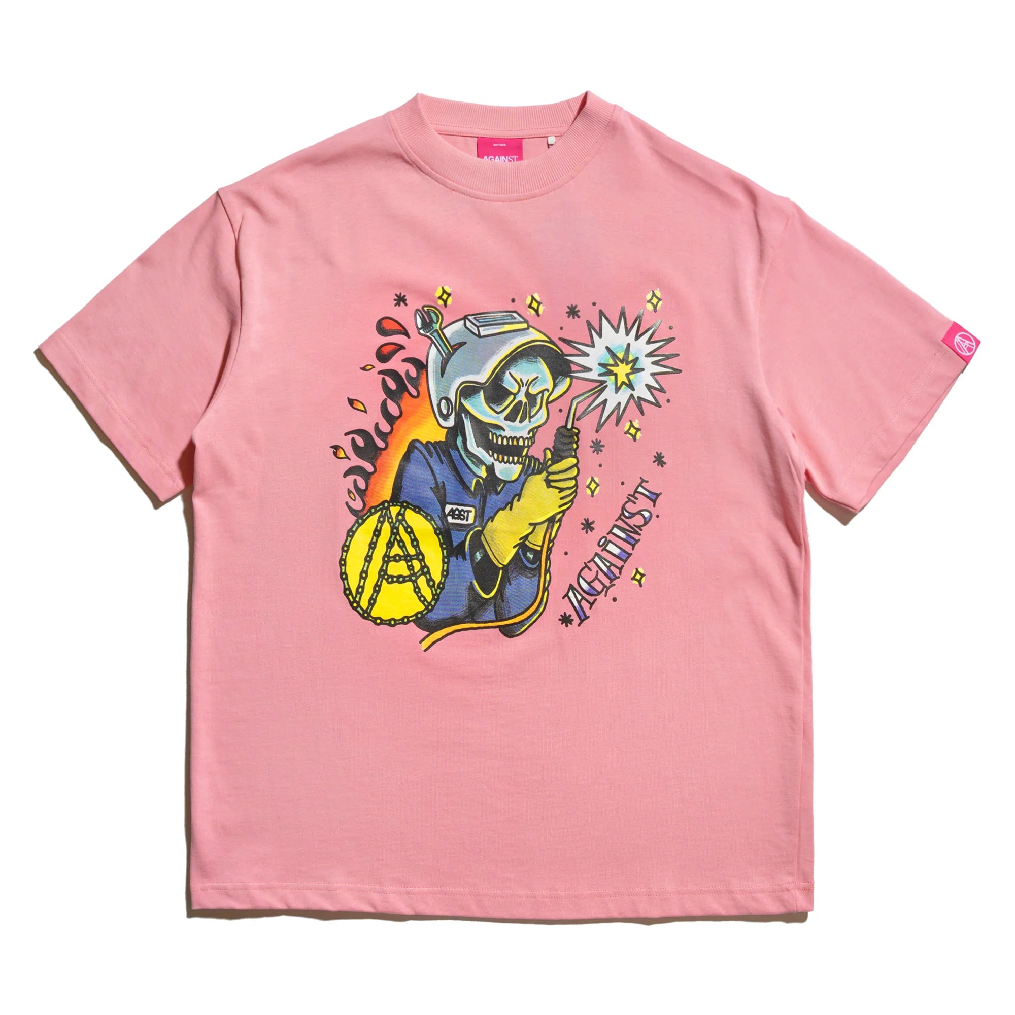 Against Lab | Welding Tee Pink