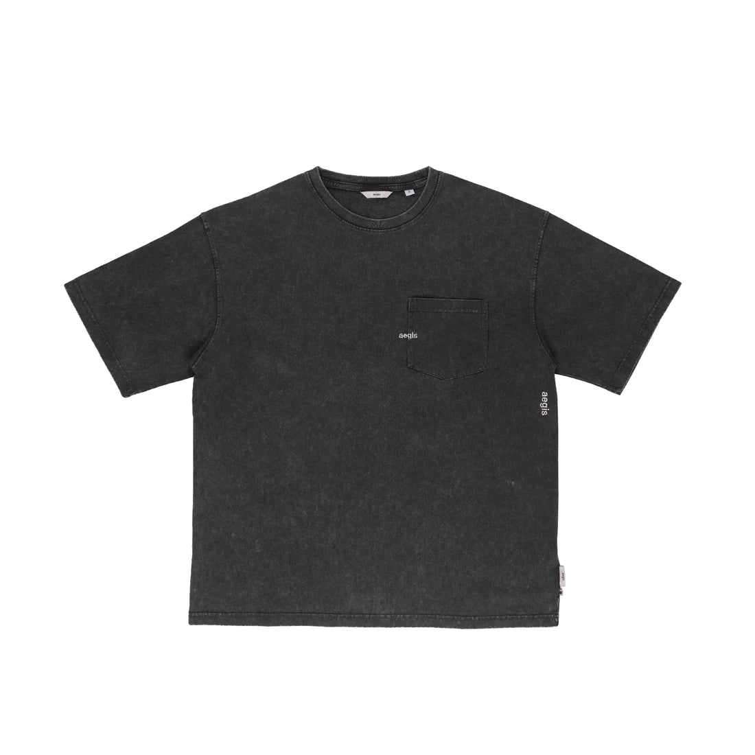 Aegis | Washed Pocket Tee Black