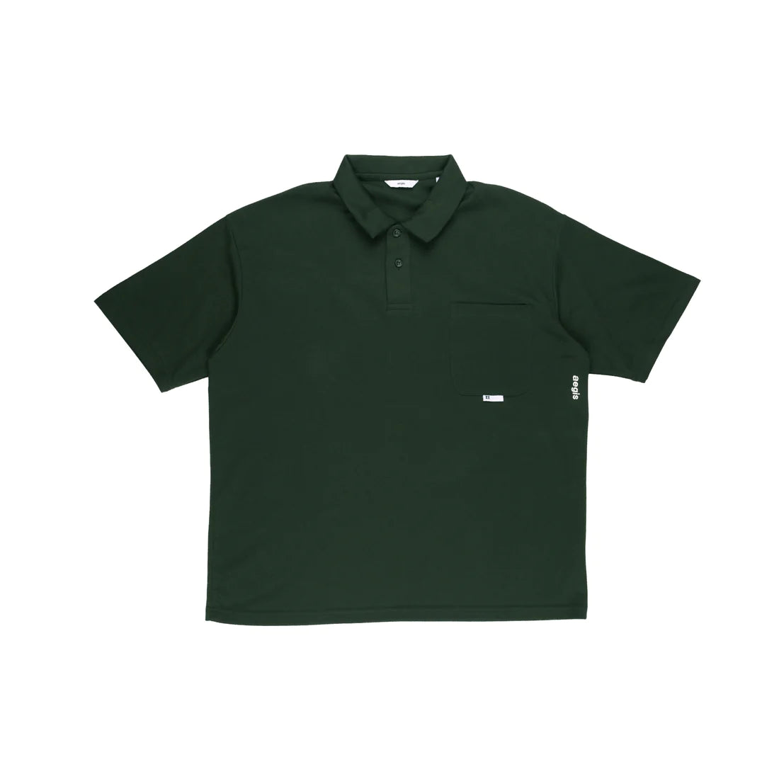 Aegis | Oversized Polo Tee Emperor Green