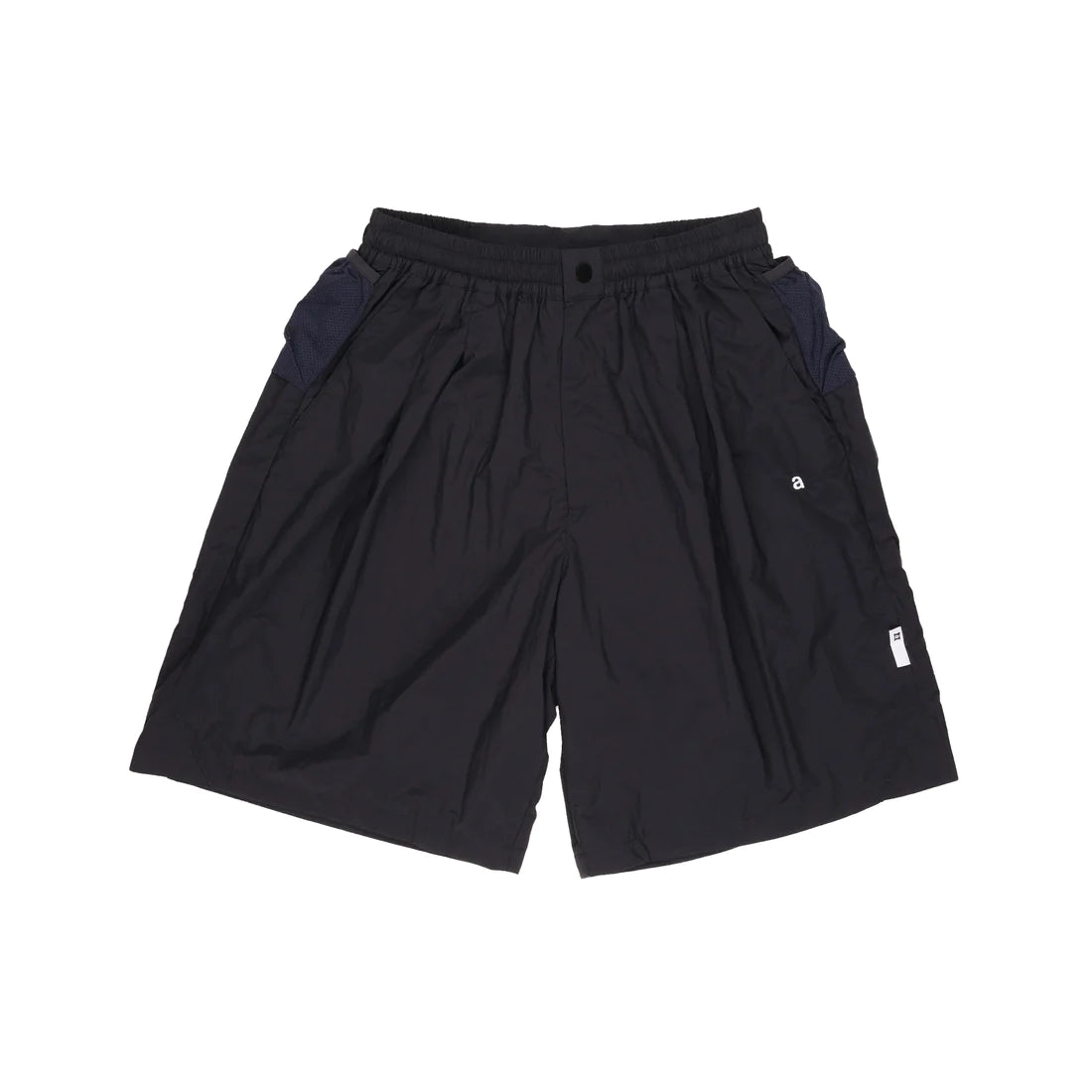 Aegis | Wide Nylon Shorts Navy