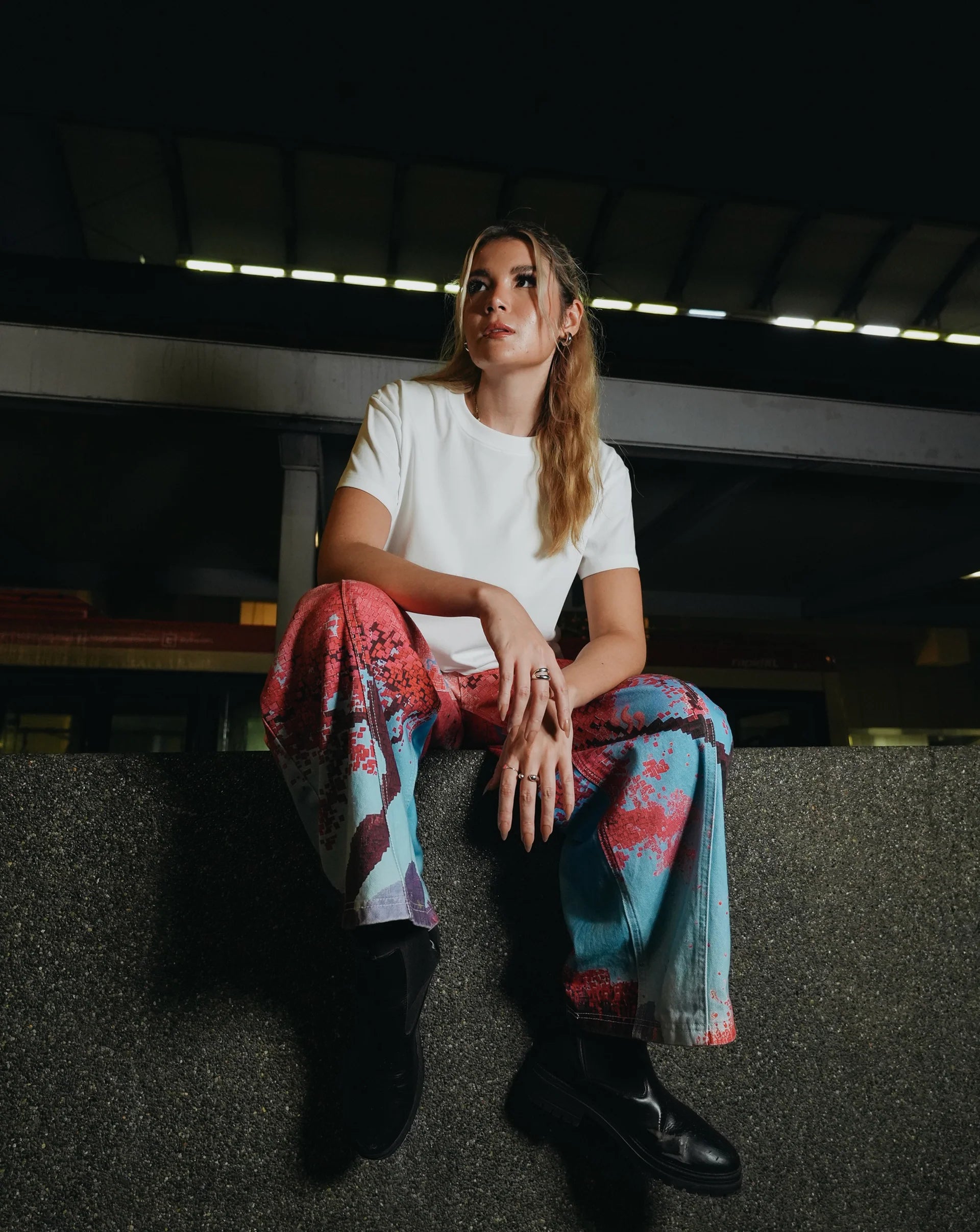 "Bitfloria" Jeans