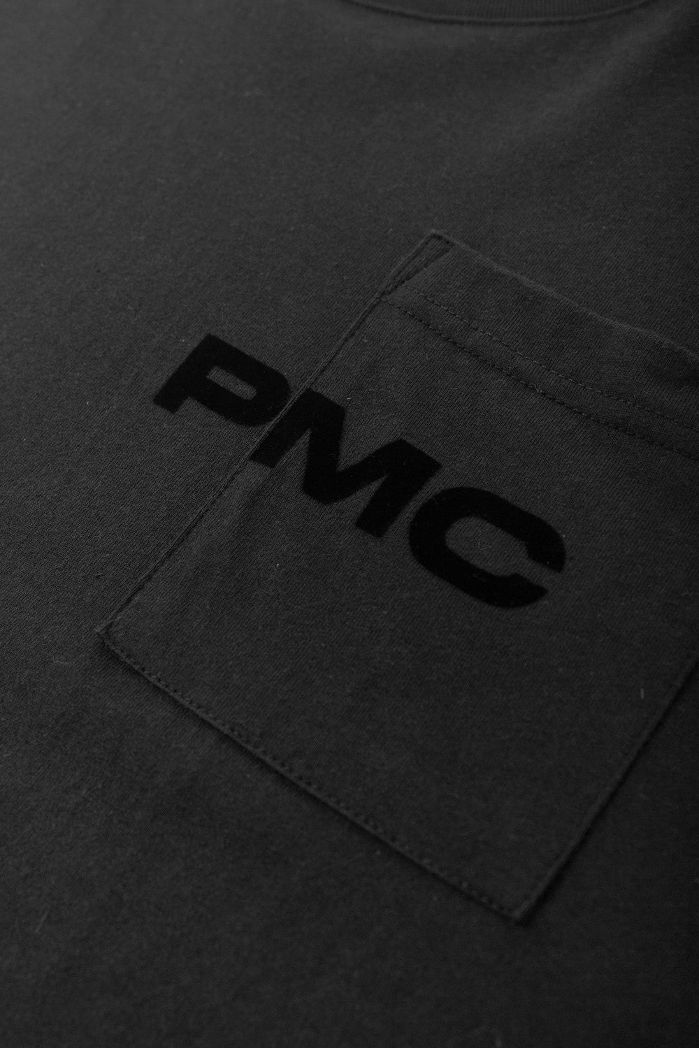 PMC | Prime Logo Flock Pocket Tee Black