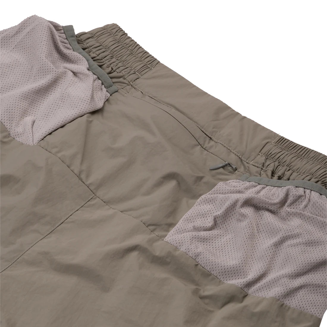 Aegis | Wide Nylon Shorts Sage Green
