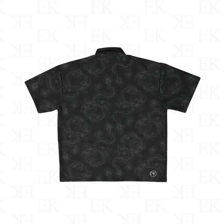 EK | Dragon Print Shirt Black !