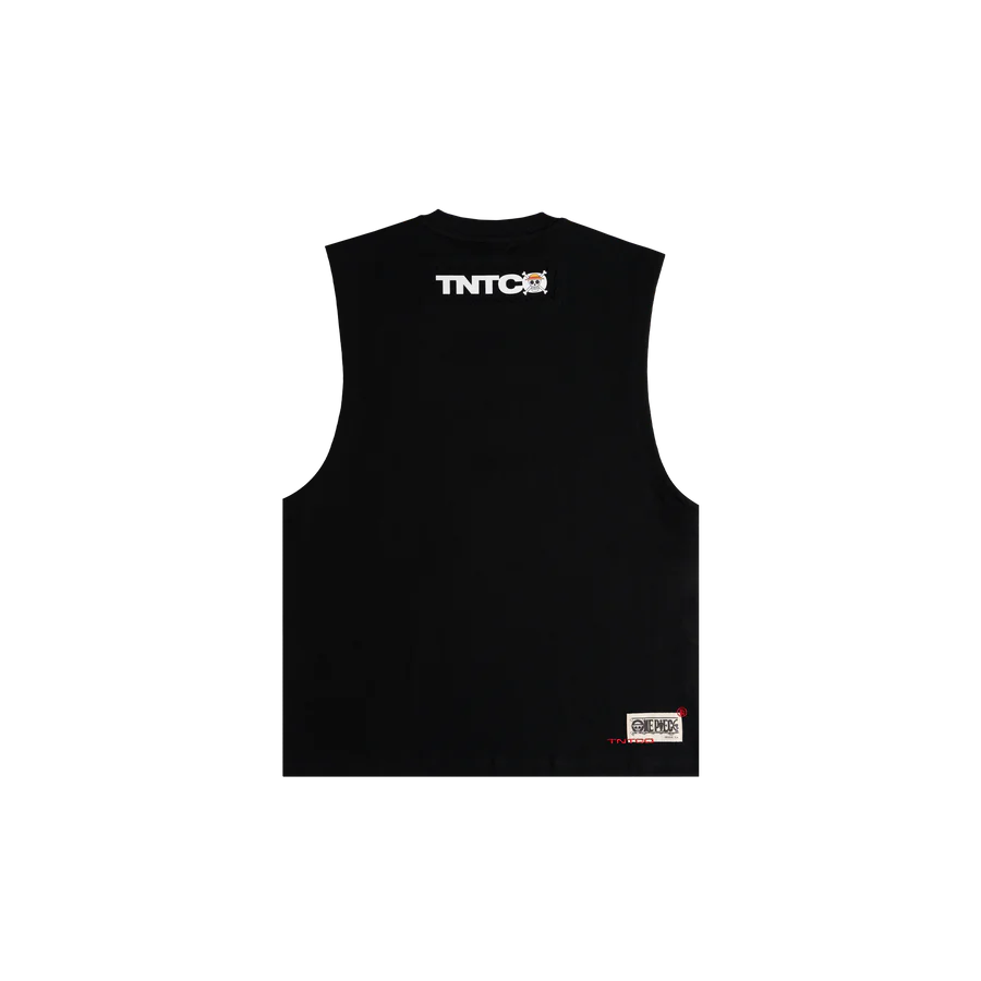 TNTCO x OnePiece Luffy Logo Tank Top Black