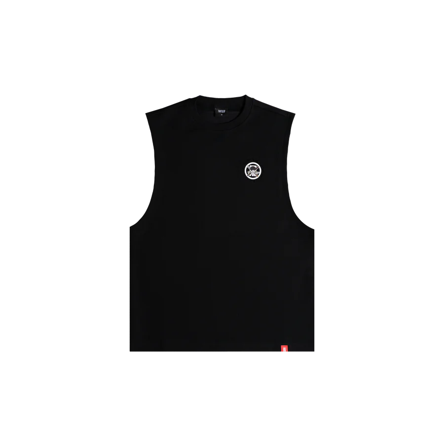 TNTCO x OnePiece Zoro Logo Tank Top Black