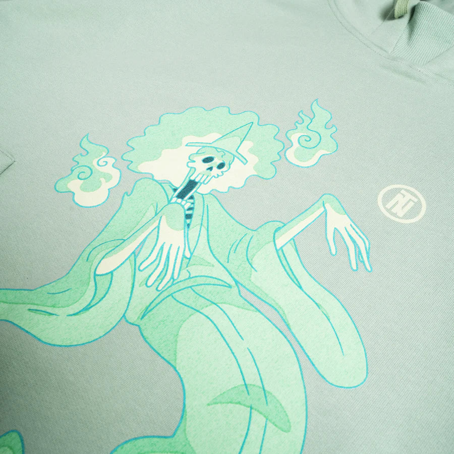 TNTCO x OnePiece Ghost Brook Hooded Sweatshirt Green
