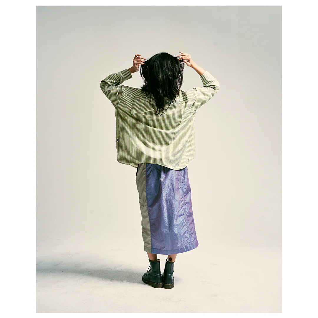 Against Lab | abp. Big Bro Shirt Stripe Green
