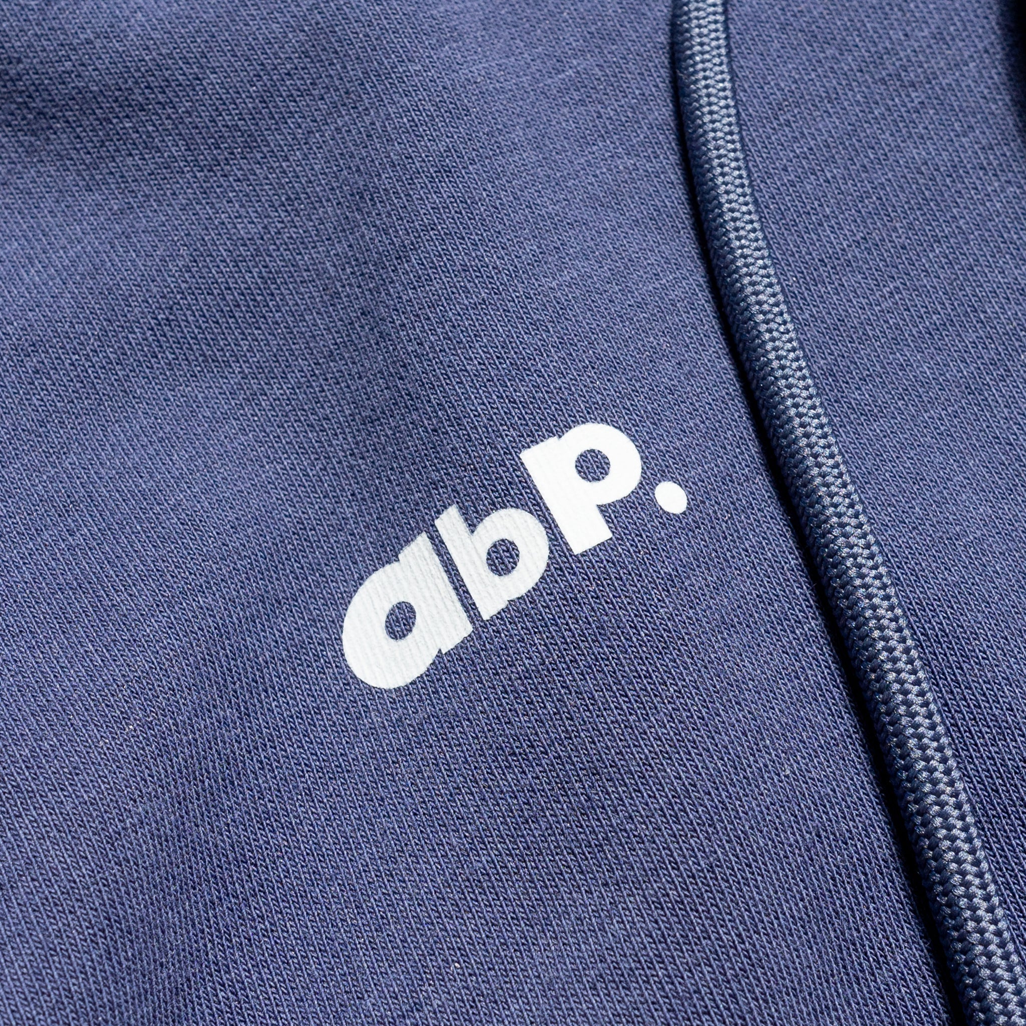 Against Lab | abp. Double Hood Hoodie Navy/Grey !