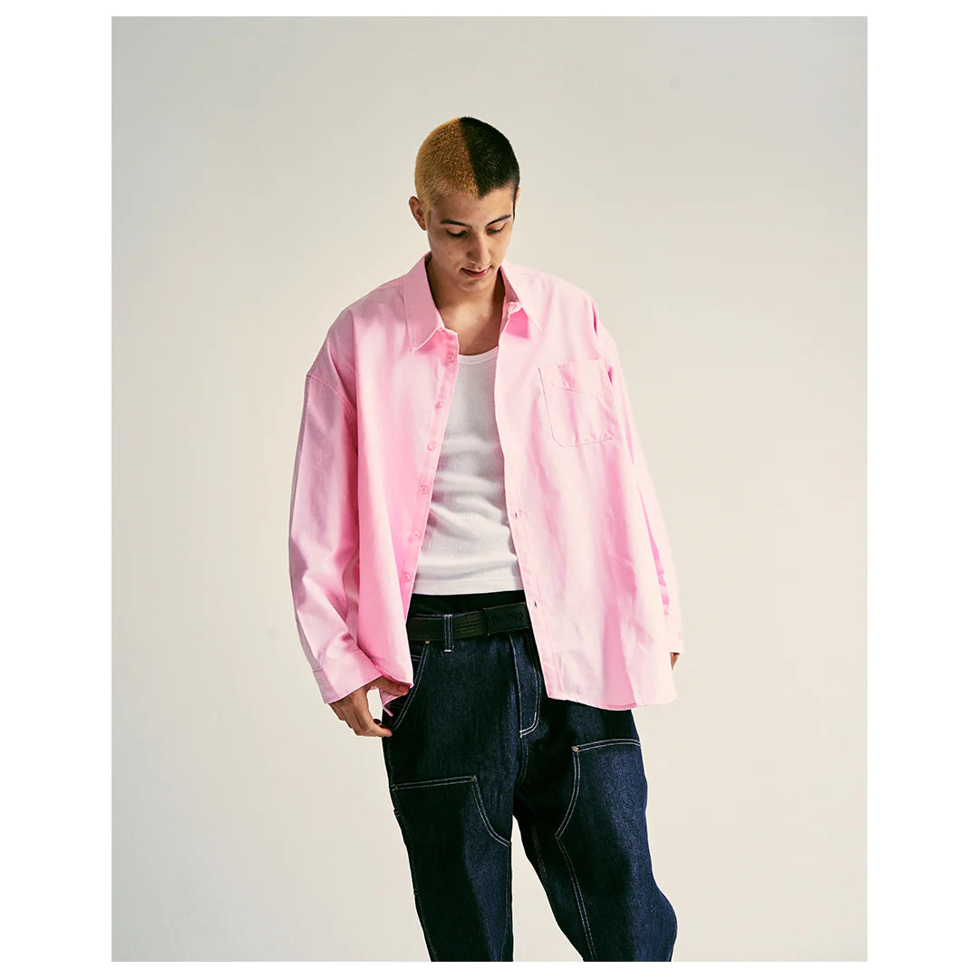 Against Lab | abp. Big Bro Shirt Pink