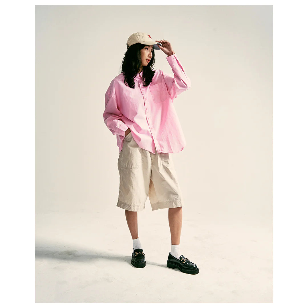 Against Lab | abp. Big Bro Shirt Pink