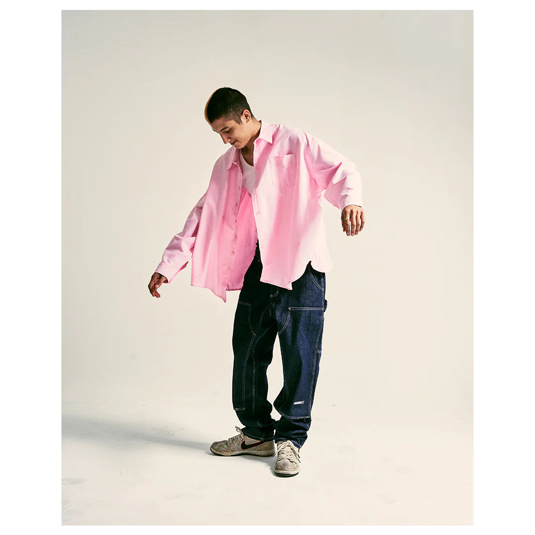 Against Lab | abp. Big Bro Shirt Pink