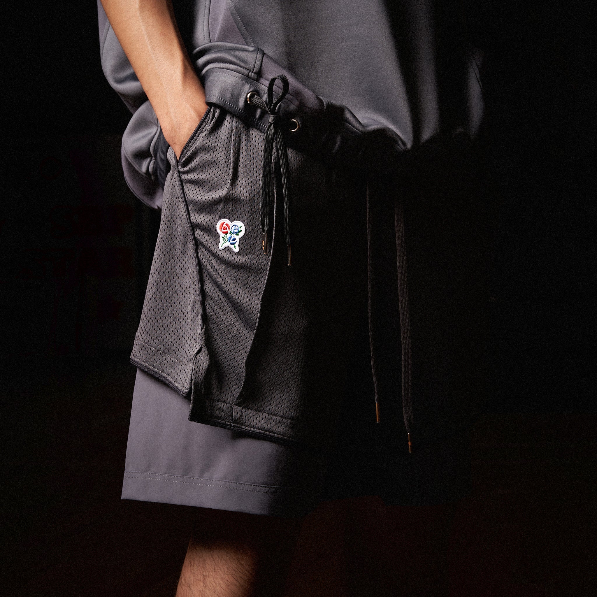 Against Lab | abp. Ball Shorts Grey !