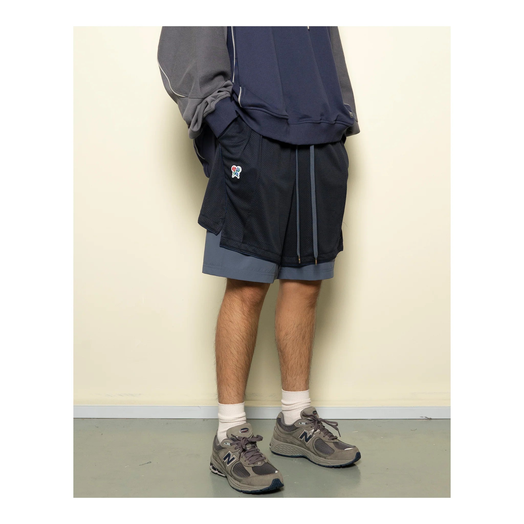 Against Lab | abp. Ball Shorts Navy !