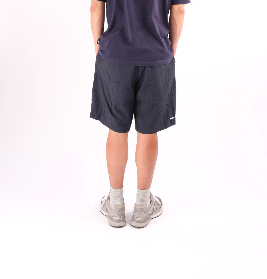 Aegis | Wide Nylon Shorts Navy