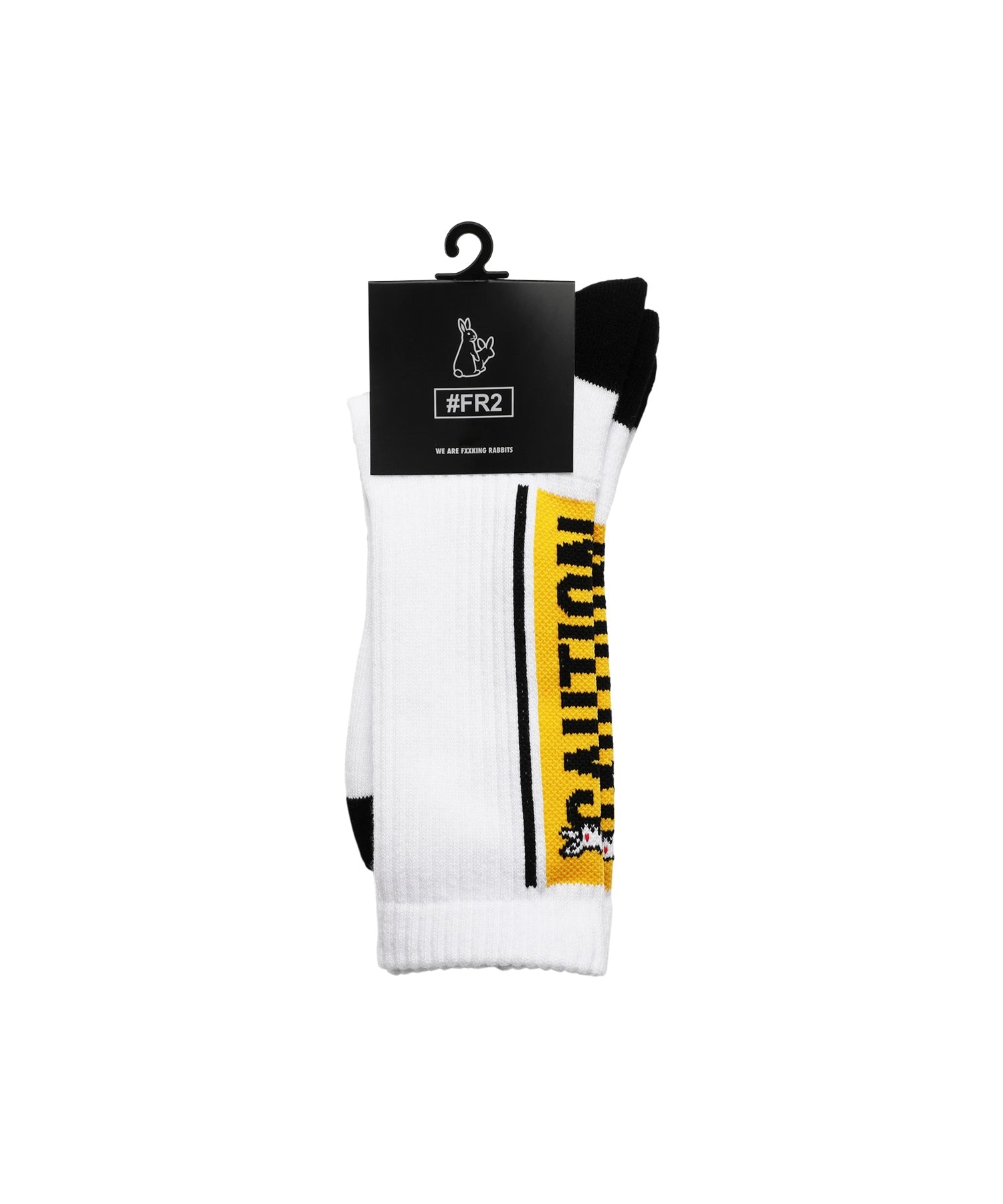 FR2 | Veritcal Line Socks White